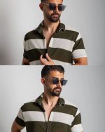 پیراهن طرح رینگر پارچه گرد بافت وارداتی - Image 8