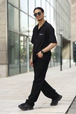پیراهن یقه انگلیسی پارچه لینن