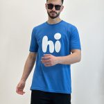 تیشرت پنبه طرح hi